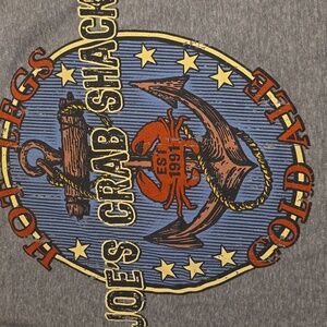 2XL Gray Joe's Crab Shack T-Shirt